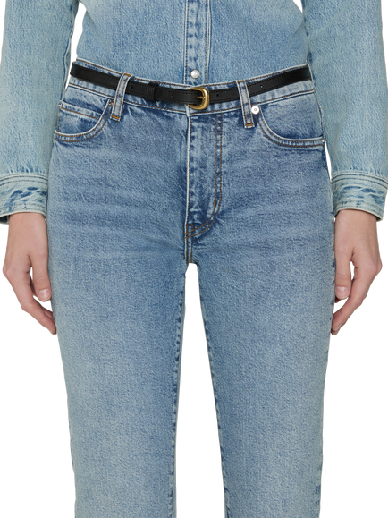 FRAME The Borrowed Jeans, Blue - view 2, Blue