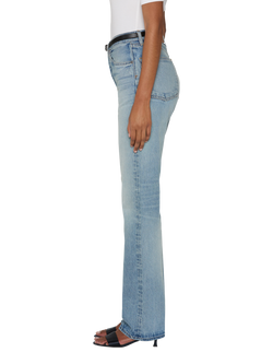 FRAME Vertical High Rise Straight Jeans, Light Blue - view 2, Light Blue