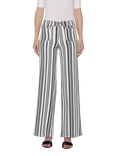 FRAME Le Slim Stripe Palazzo Jeans, White/Navy