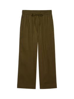 FRAME The Easy Drawstring Trousers, Khaki, Khaki