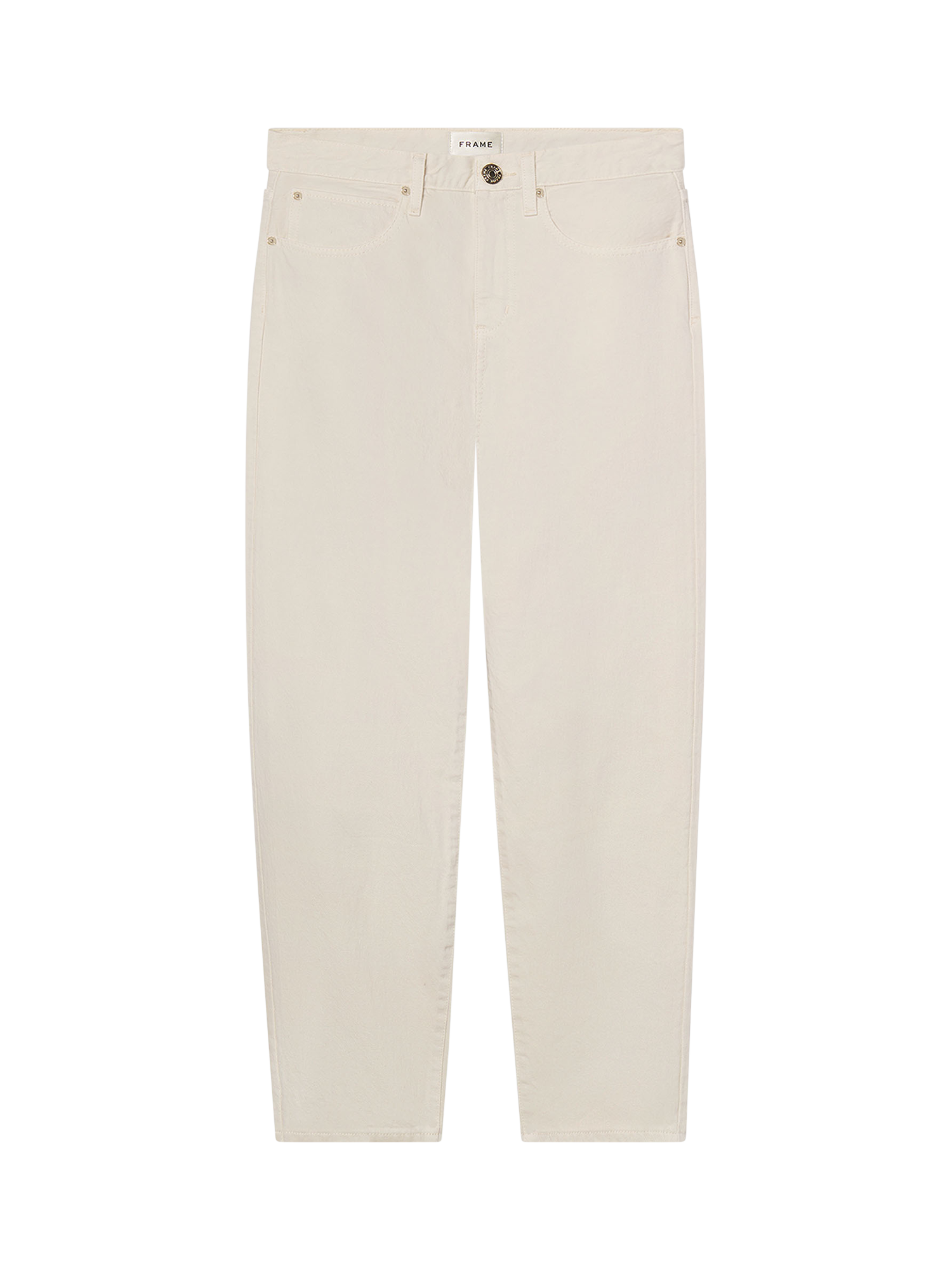 Product image 5 of 7, which shows FRAME The Candle Jeans, Cream, 24