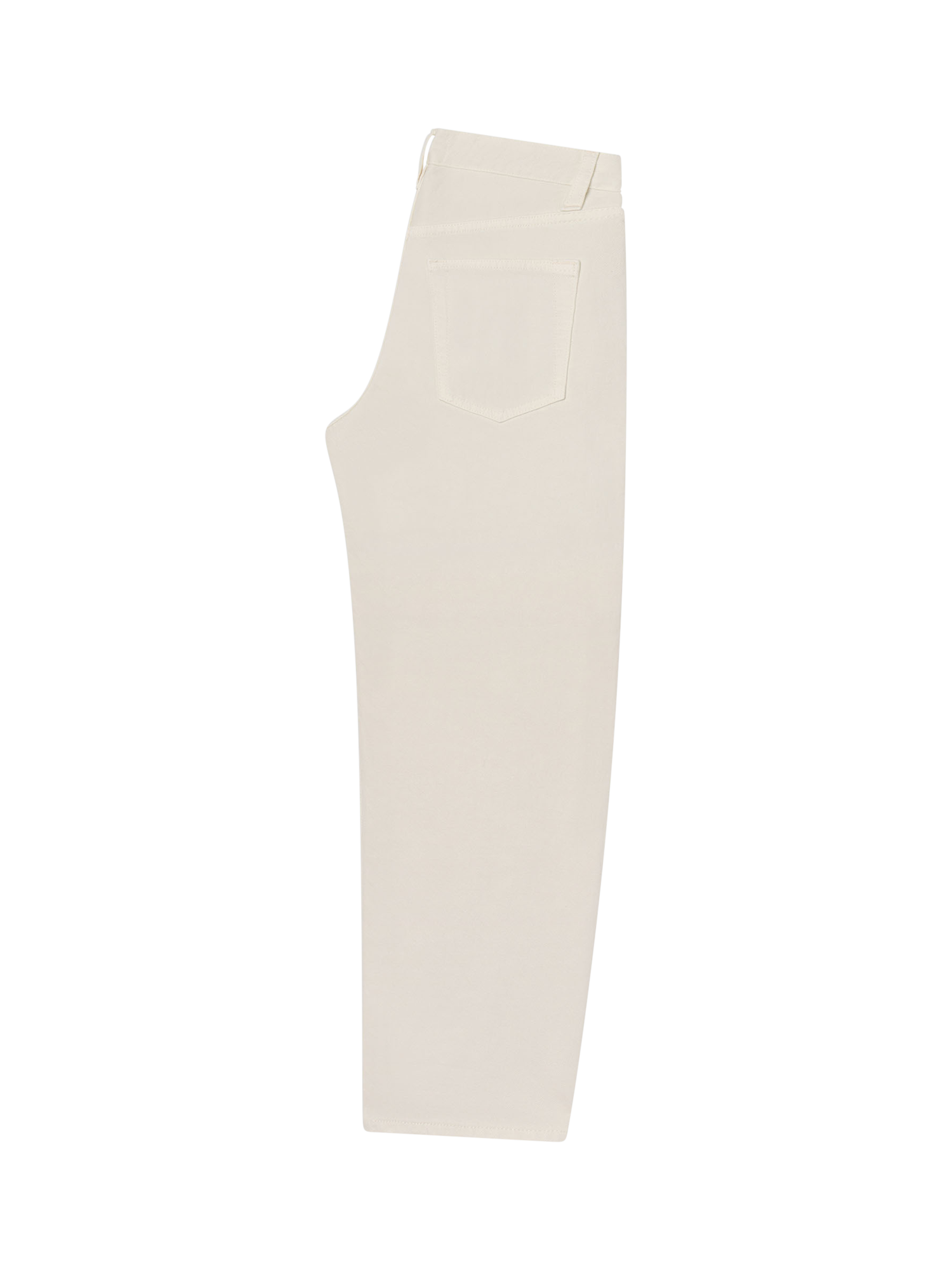 Product image 6 of 7, which shows FRAME The Candle Jeans, Cream, 24