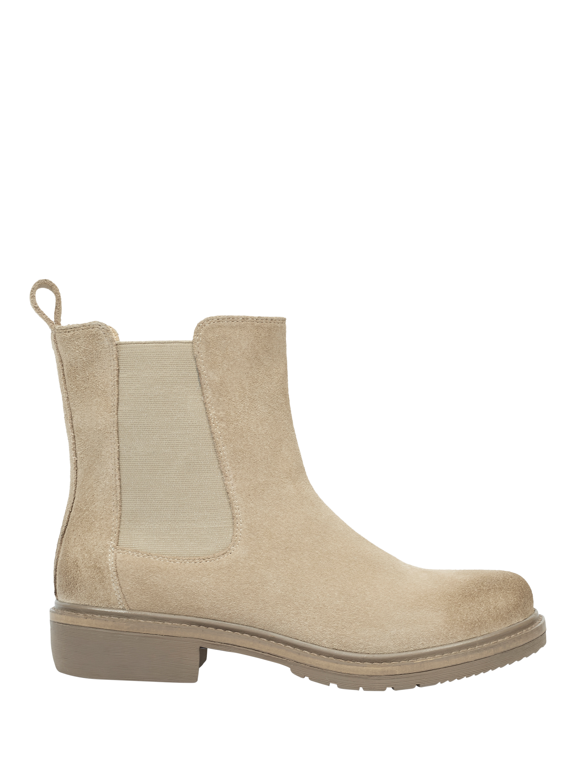 Product image 1 of 5, which shows Celtic & Co. Essential Chelsea Suede Ankle Boots, Sand, EU36