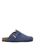 Celtic & Co. Leather Stud Strap Clogs, Indigo