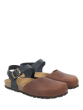 Celtic & Co. Leather Closed Toe Strappy Sandals