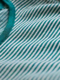 Celtic & Co. Stripe Fine Knit Pure Merino Wool Jumper, Icelandic - view 2, Icelandic