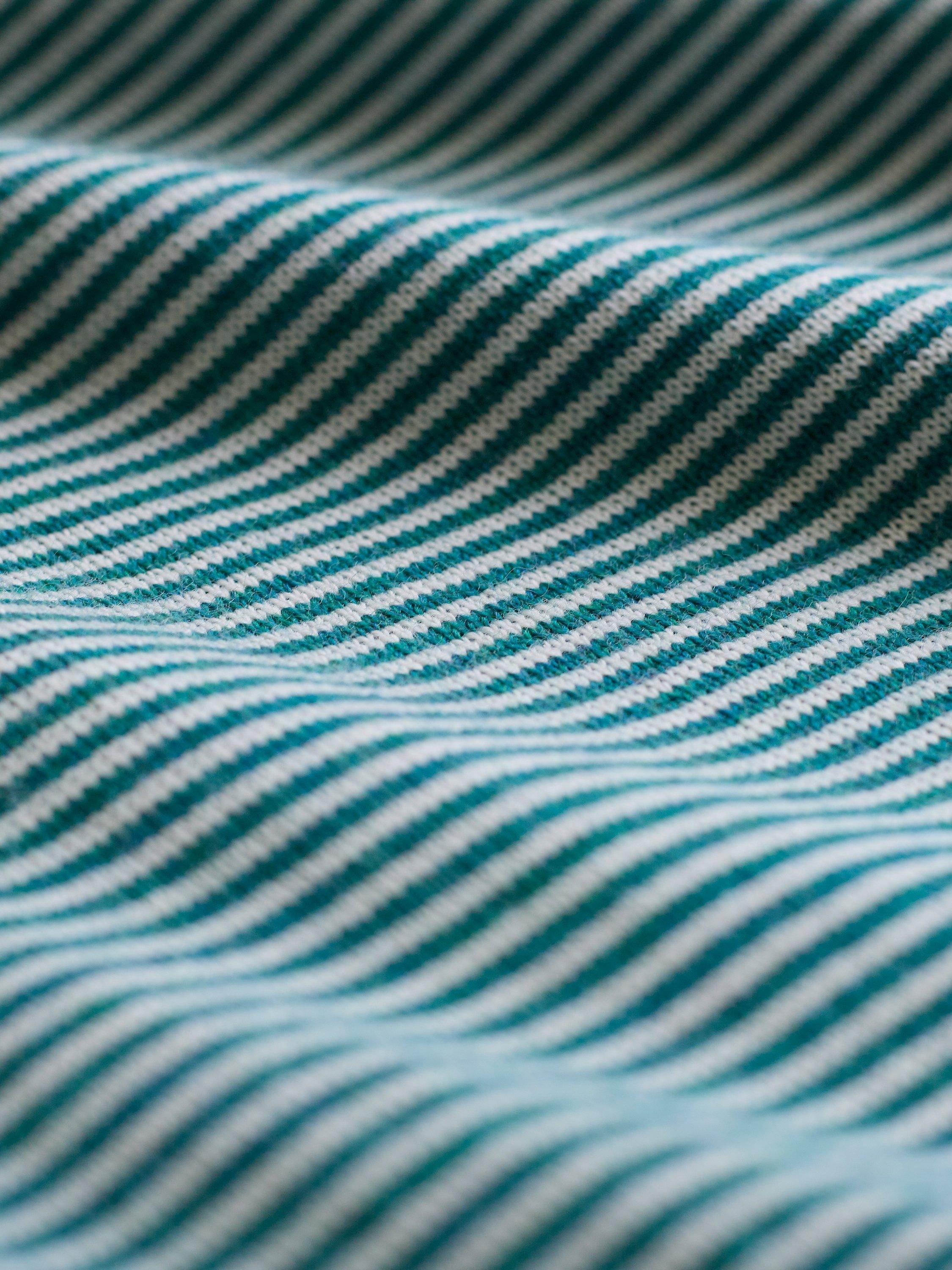Product image 6 of 6, which shows Celtic & Co. Stripe Fine Knit Pure Merino Wool Jumper, Icelandic, XS