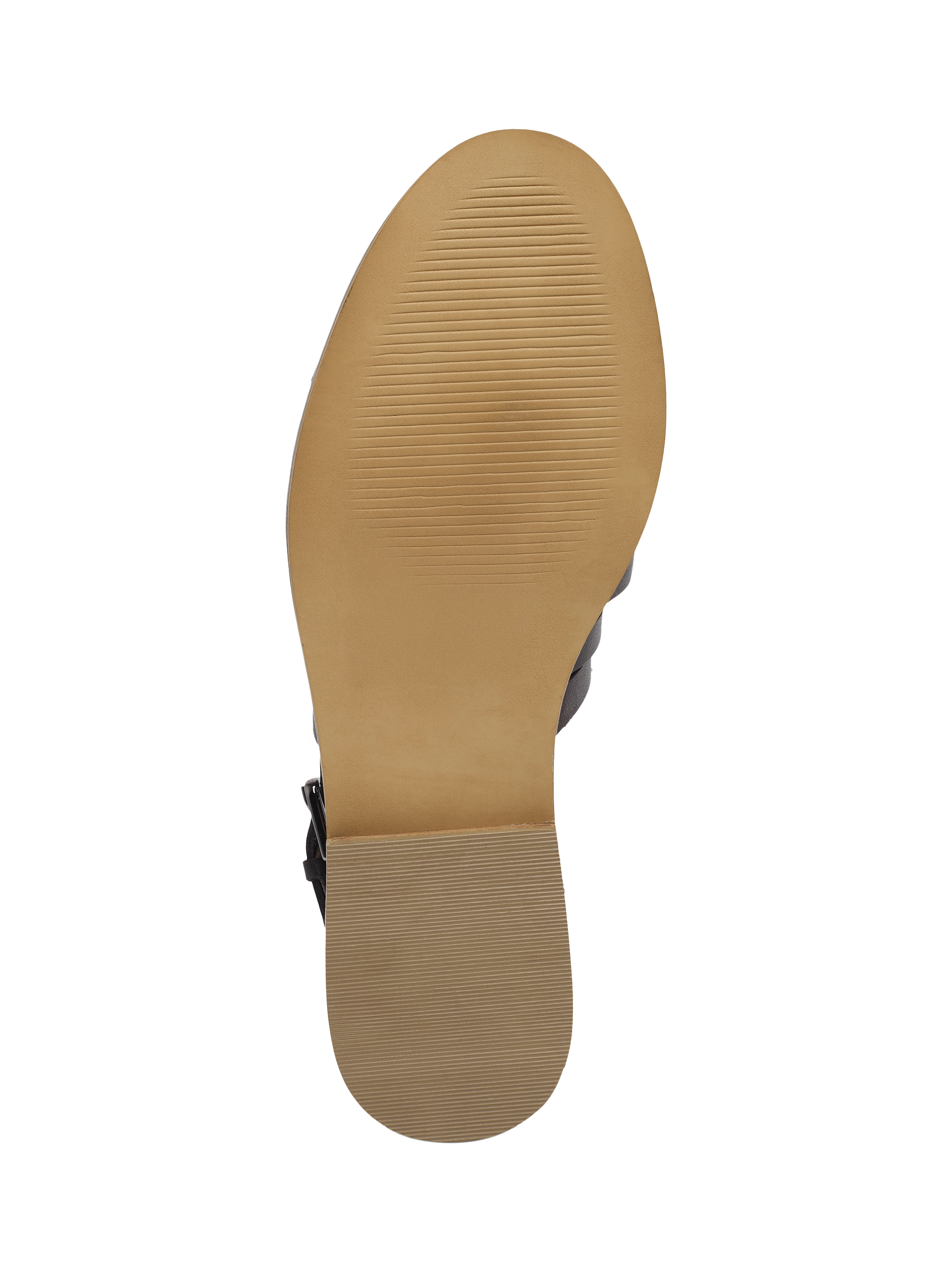 Product image 6 of 6, which shows Celtic & Co. Woven Leather Peep Toe Sandals, Chocolate, EU36