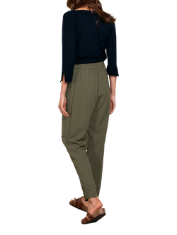 Celtic & Co. Casual Tapered Trousers, Khaki - view 2, Khaki