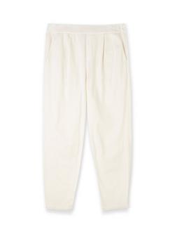 Celtic & Co. Garment Dyed Cotton Twill Tapered Trousers - view 2, Oatmeal