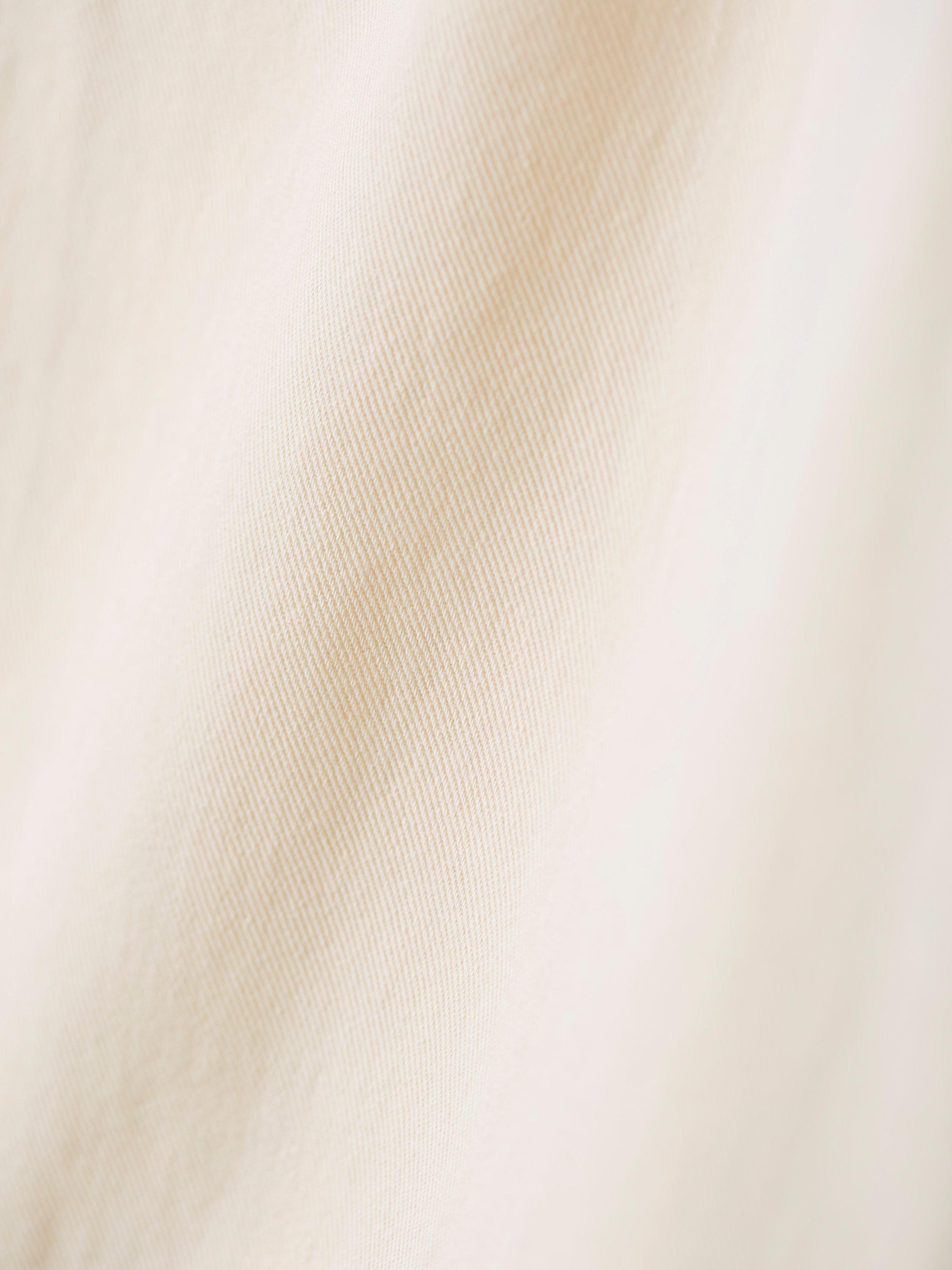Product image 5 of 7, which shows Celtic & Co. Garment Dyed Cotton Twill Tapered Trousers, Oatmeal, 8