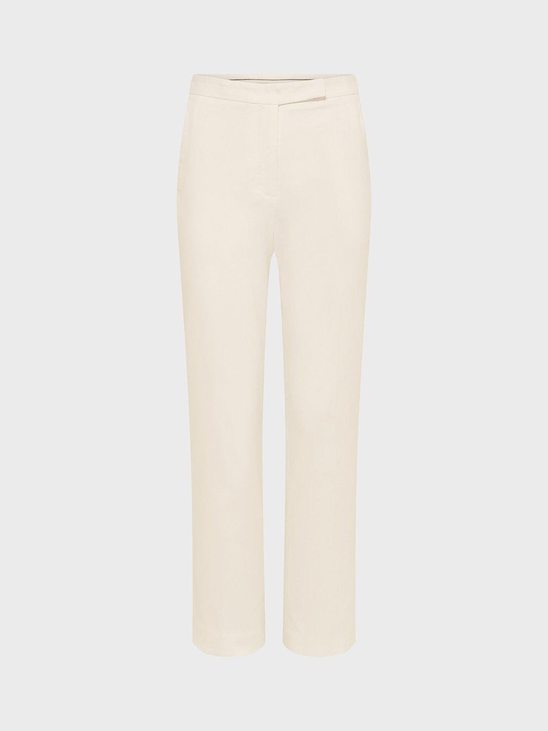 Product image 2 of 2, which shows Gerard Darel Louise Tailored Trousers, Ecru, 6