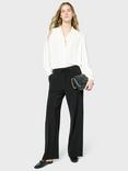 Gerard Darel Lucille Drawstring Waist Trousers, Black