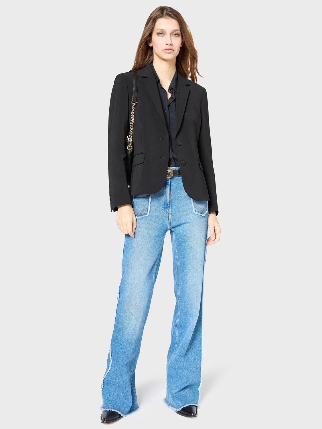 Product image 5 of 6, which shows Gerard Darel Romea Tailored Blazer, Black, 10