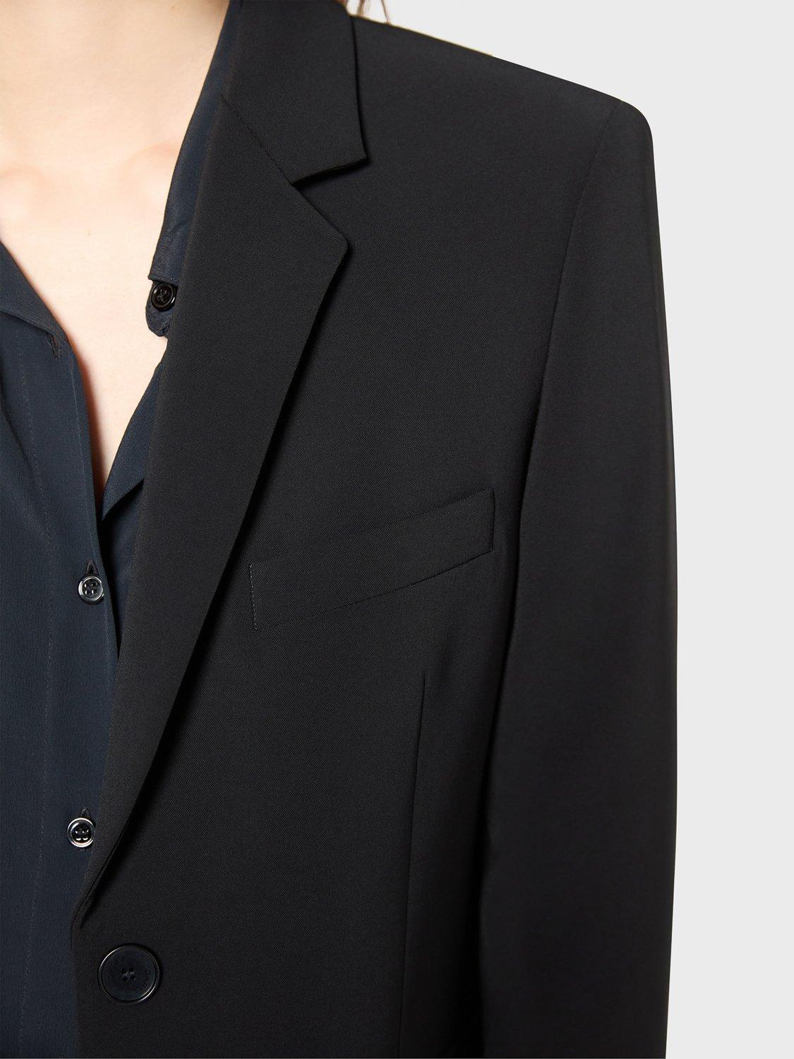 Product image 6 of 6, which shows Gerard Darel Romea Tailored Blazer, Black, 10
