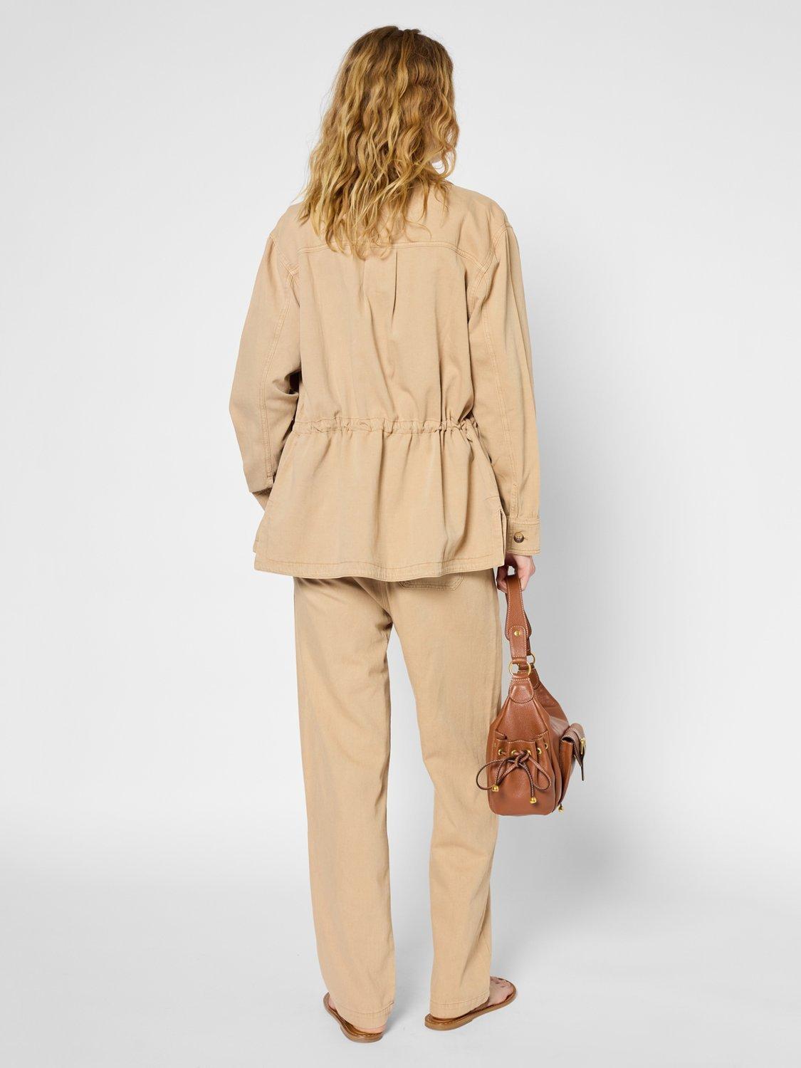 Product image 3 of 6, which shows Gerard Darel Romelda Utility Jacket, Camel, 8
