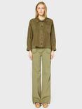 Gerard Darel Rose Suede Jacket, Khaki Green