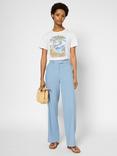 Gerard Darel Lilla Tailored Trousers, Blue