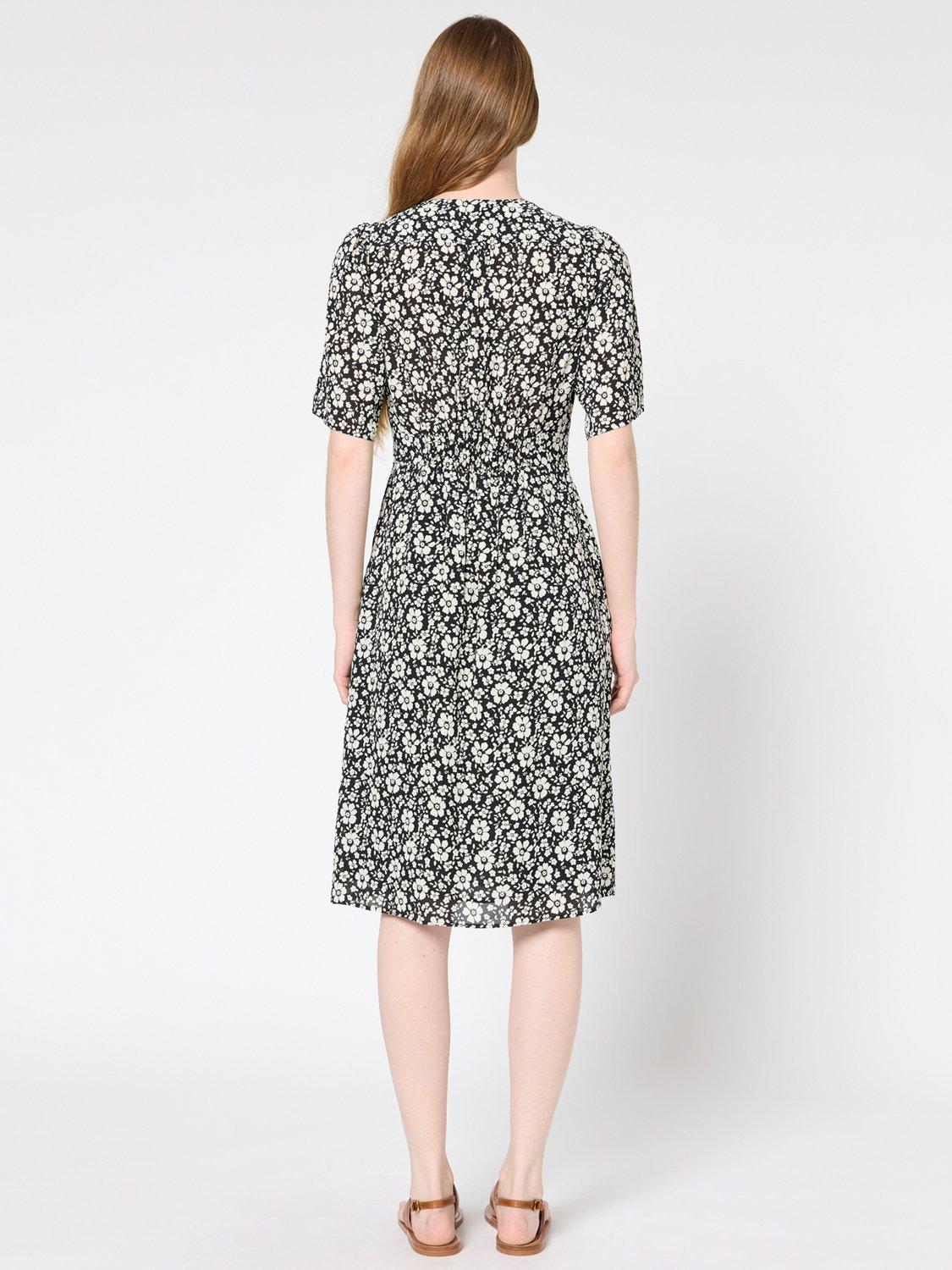 Product image 3 of 6, which shows Gerard Darel Paget Floral Dress, Black, 18
