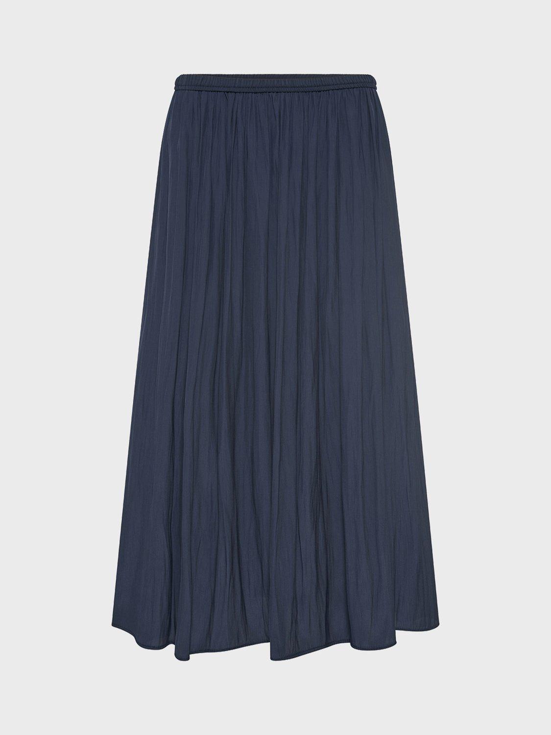 Product image 4 of 6, which shows Gerard Darel Vania Drape Skirt, Navy, 10