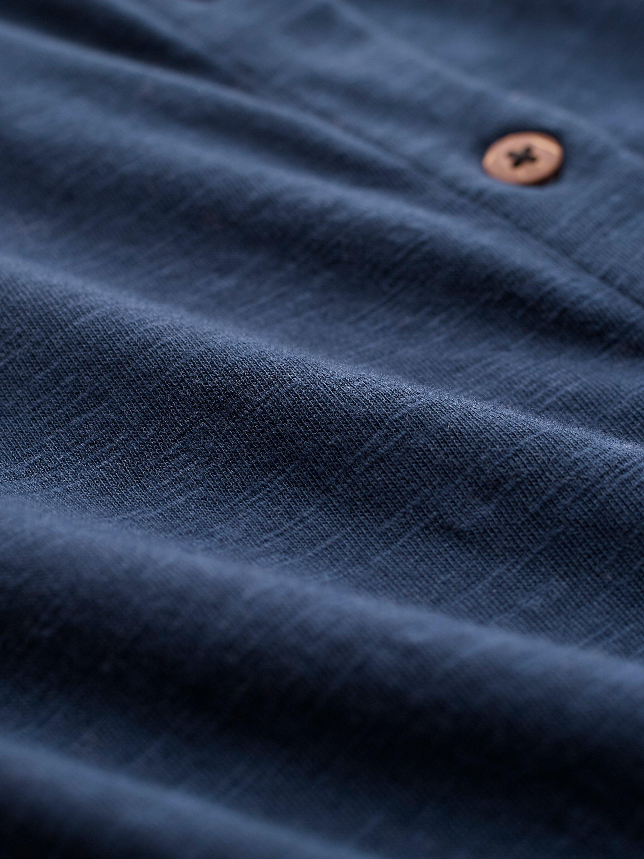 Product image 5 of 9, which shows Celtic & Co. Jersey Slub Shirt Dress, Dark Navy, 8