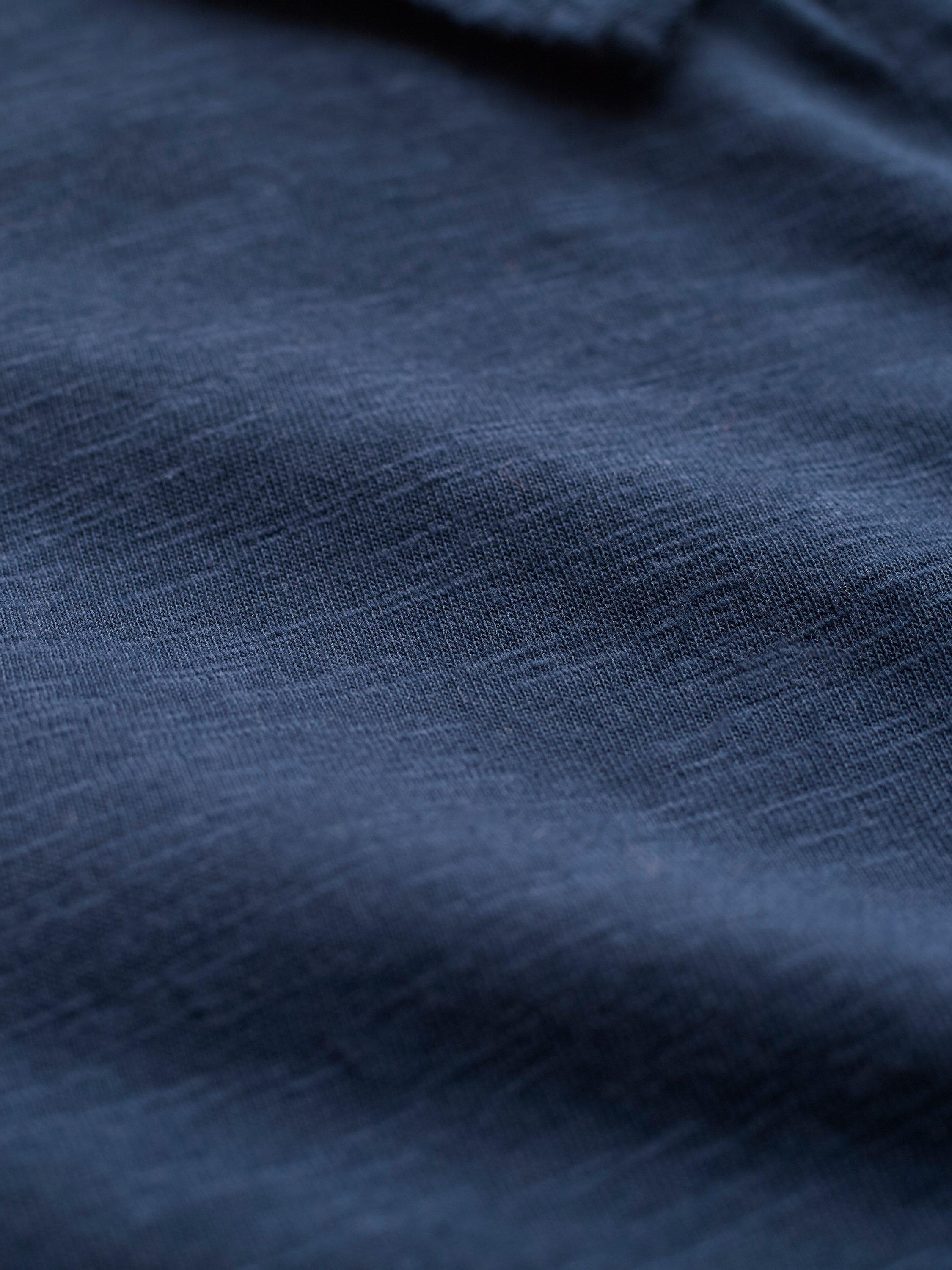 Product image 6 of 9, which shows Celtic & Co. Jersey Slub Shirt Dress, Dark Navy, 8
