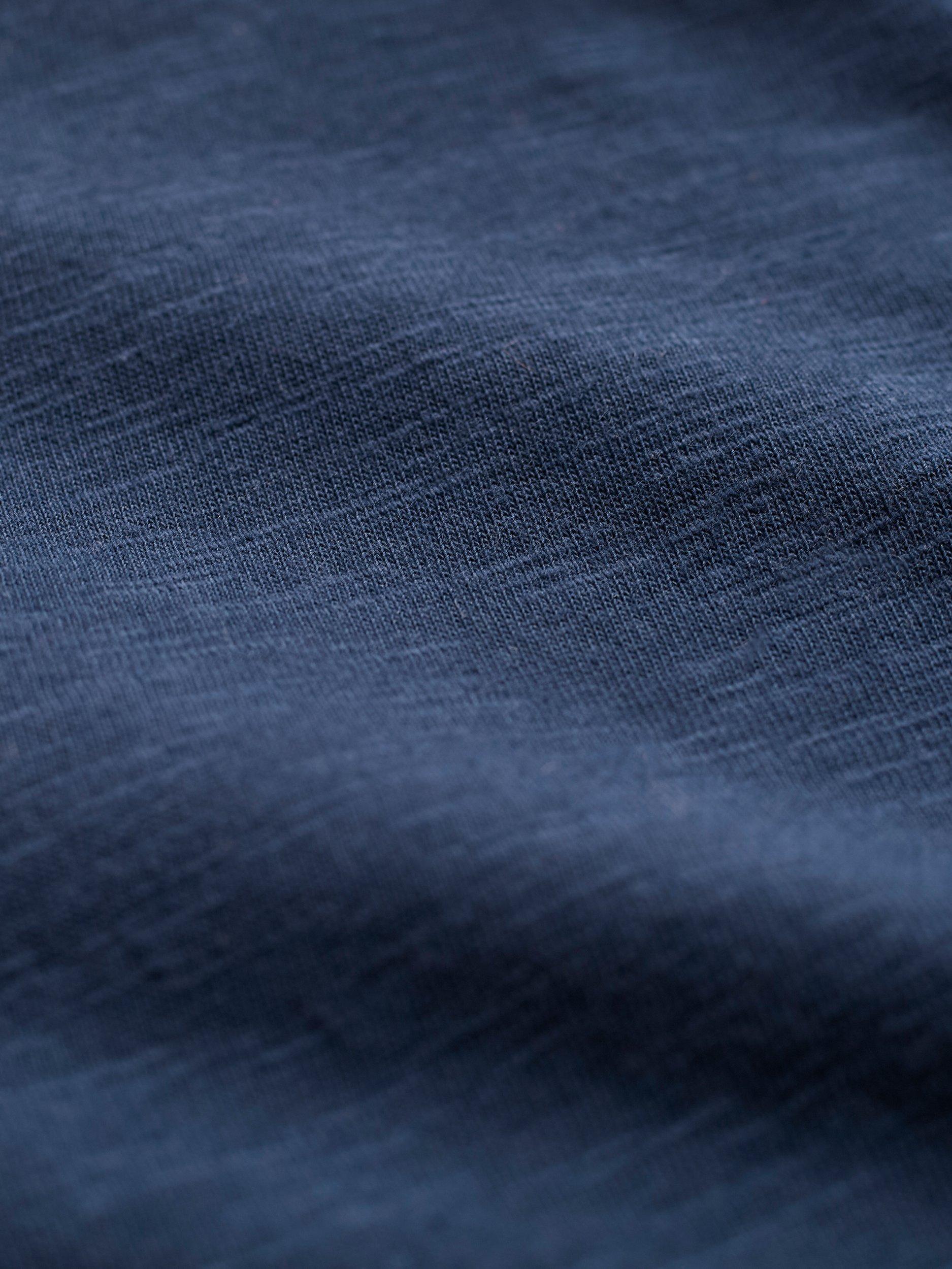 Product image 8 of 9, which shows Celtic & Co. Jersey Slub Shirt Dress, Dark Navy, 8