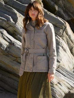 Celtic & Co. Canvas Safari Jacket, Taupe - view 2, Taupe
