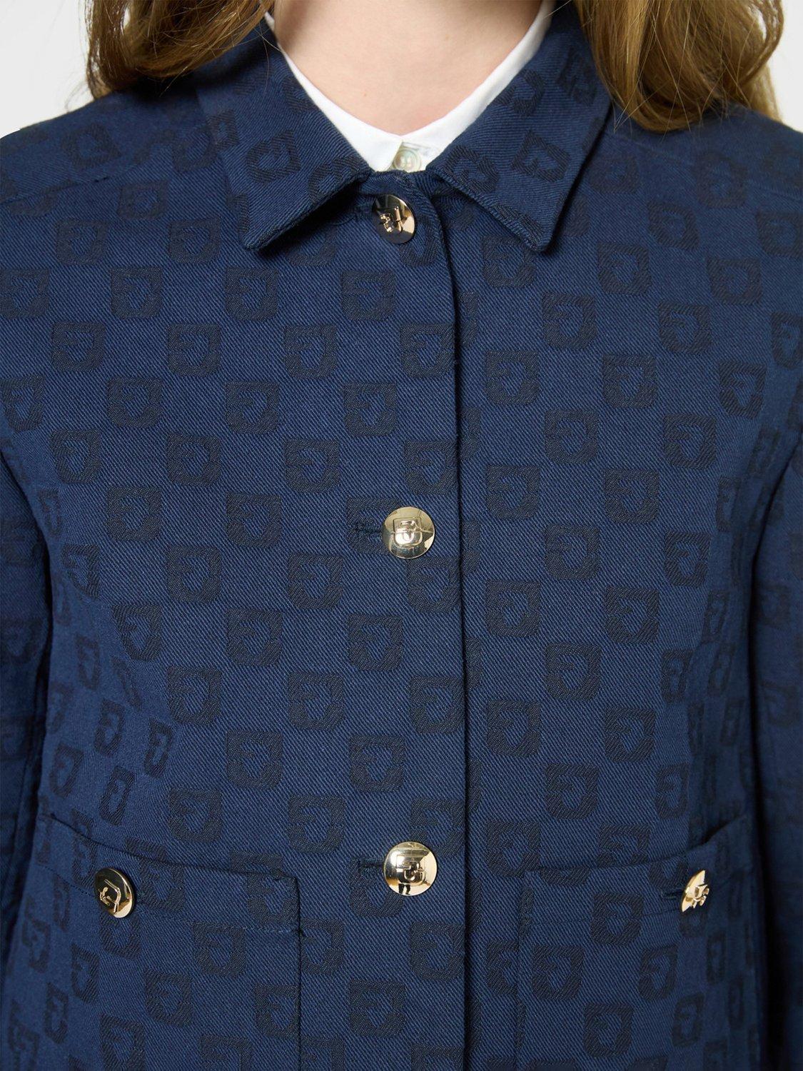 Product image 6 of 6, which shows Gerard Darel Ramata Jacquard Jacket, Navy, 8