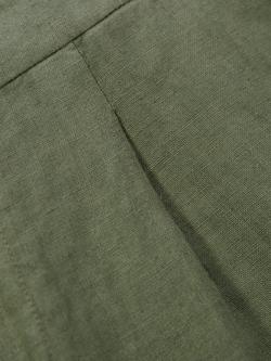 Celtic & Co. Pull On Pure Linen Shorts, Khaki - view 2, Khaki