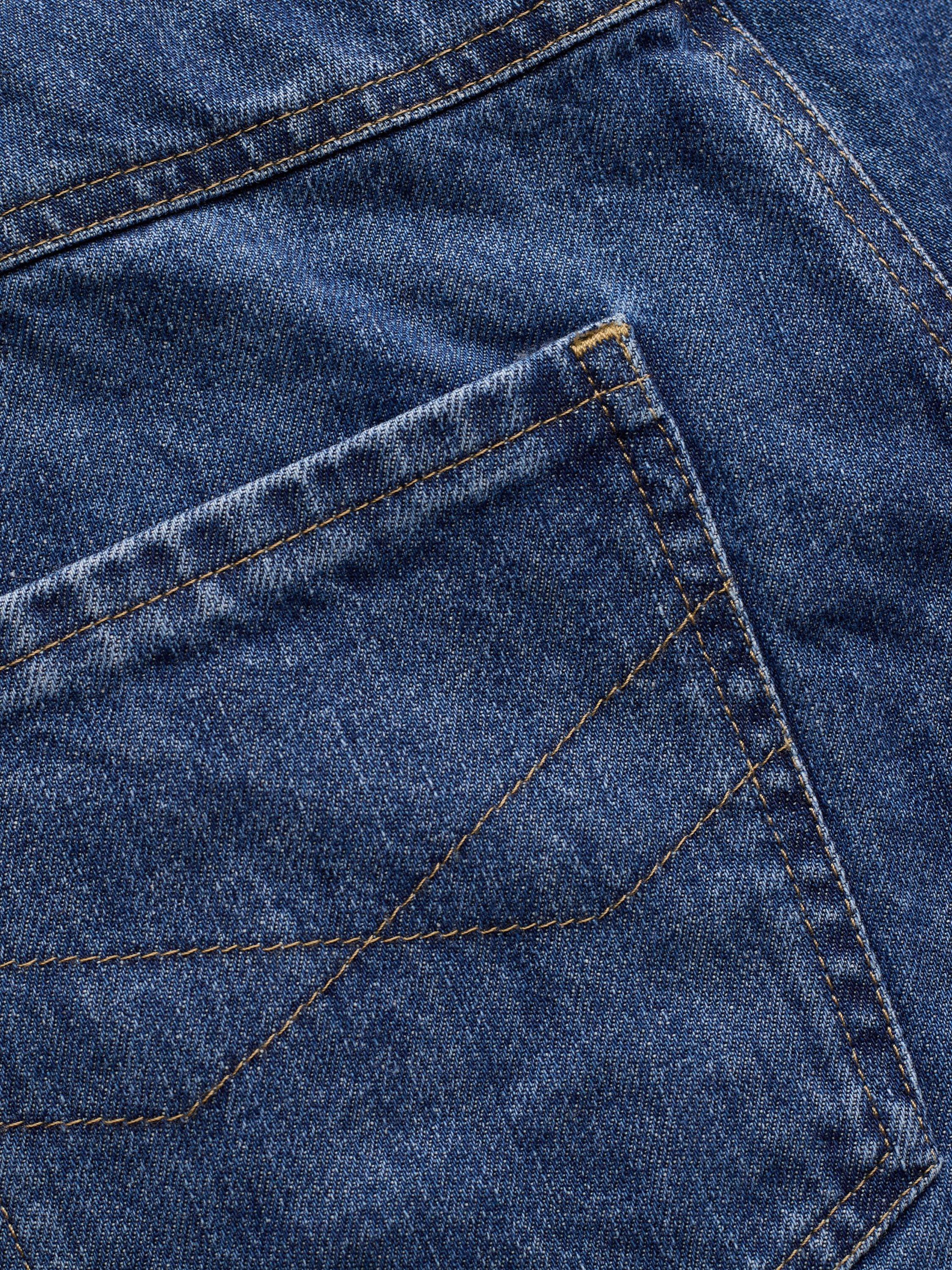 Product image 5 of 6, which shows Celtic & Co. Classic Denim Shorts, Indigo Mid Wash, 8