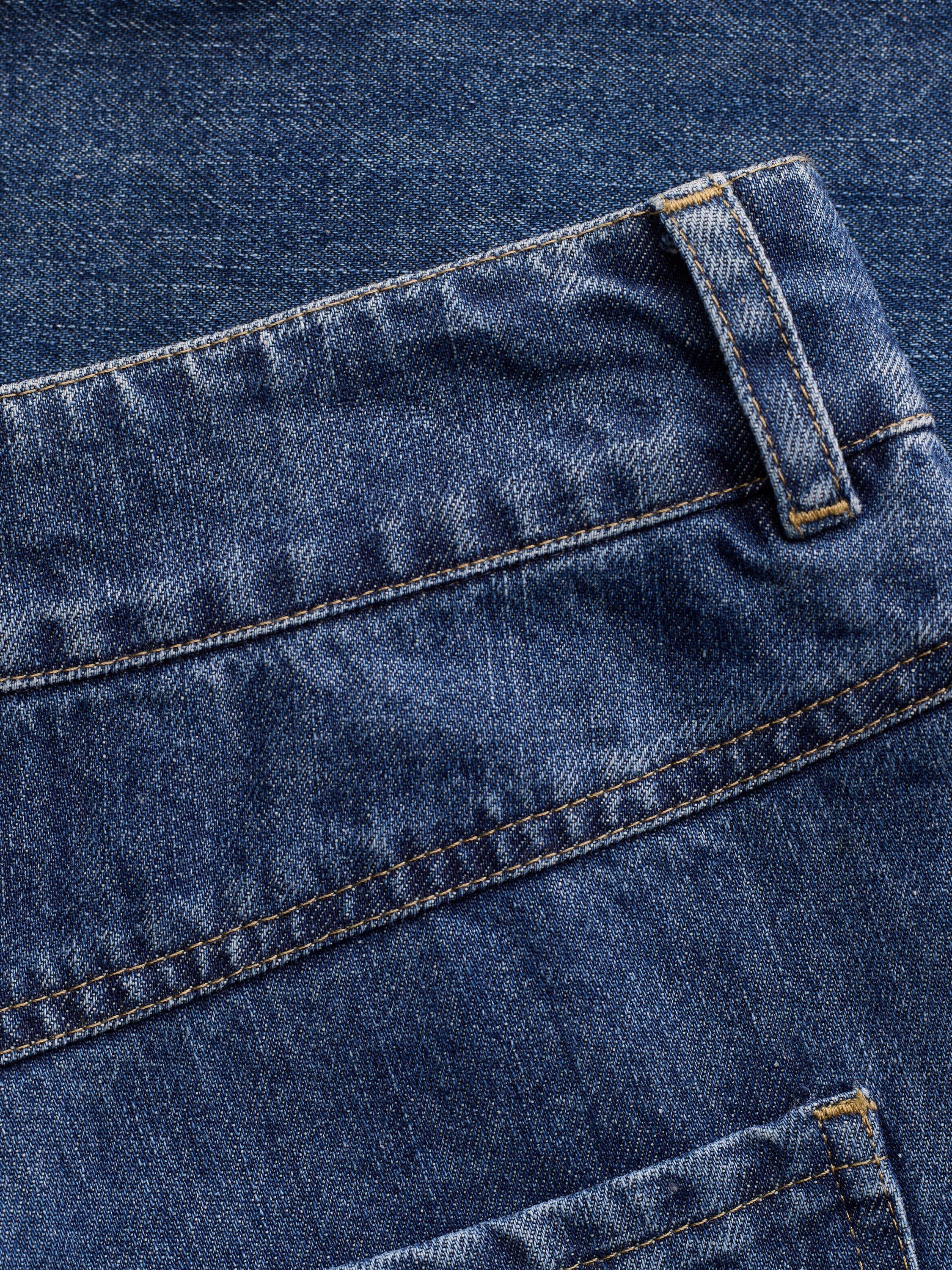 Product image 6 of 6, which shows Celtic & Co. Classic Denim Shorts, Indigo Mid Wash, 8