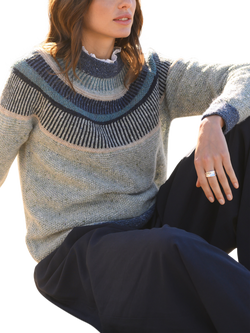 Celtic & Co. Statement Pure Donegal Wool Jumper, Multi