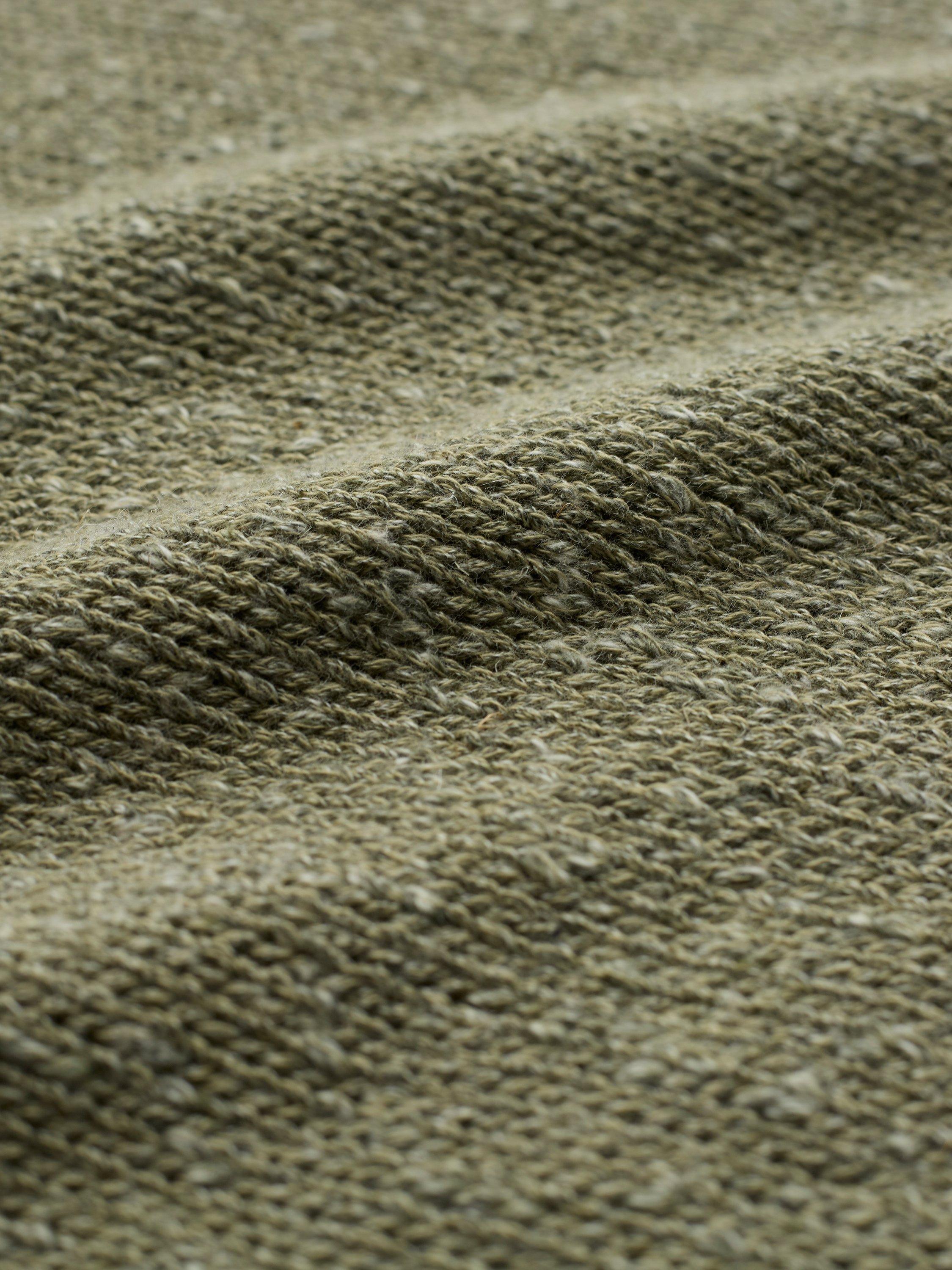 Product image 4 of 5, which shows Celtic & Co. Slub Fleck Boat Neck Jumper, Sage, XS