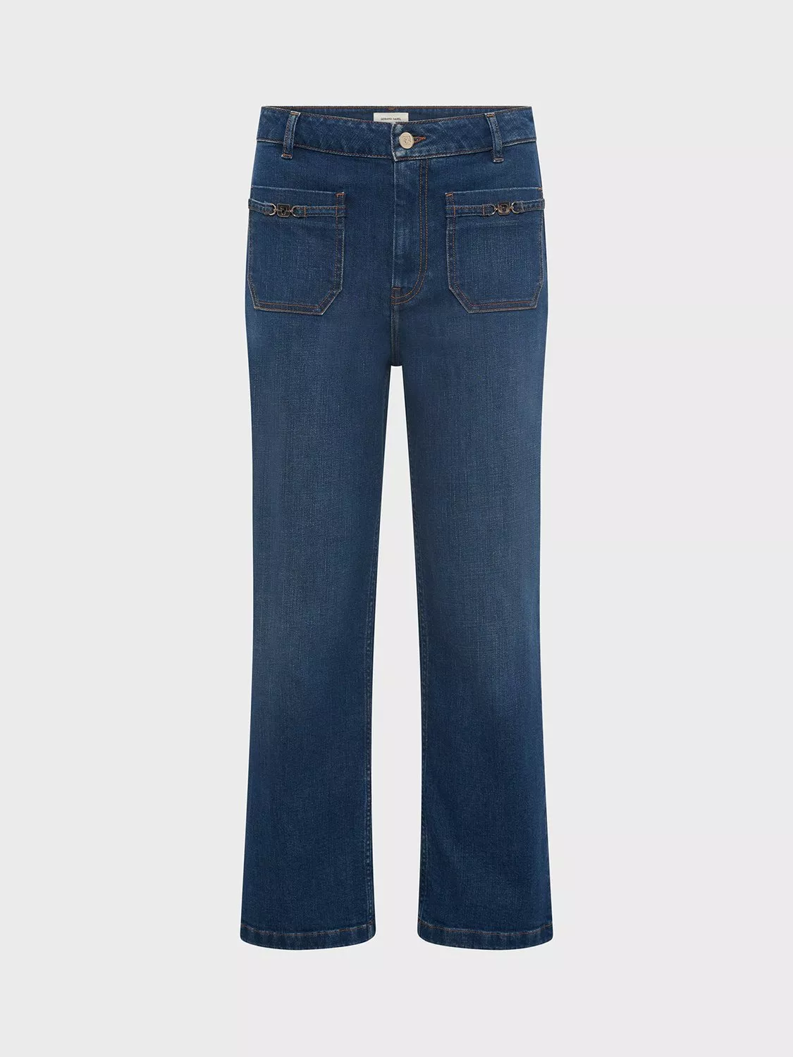 Pantalon Gérard Darel Jean Bleu – Femme Taille 44, Coton Stretch