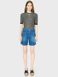 Gerard Darel Lolly High Waist Denim Shorts, Blue