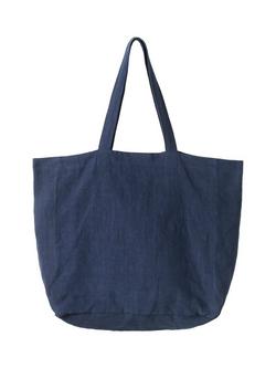 Celtic & Co. Linen Tote Bag, Dark Navy