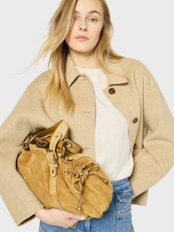 Gerard Darel Sienna Wool Rich Jacket, Sand - view 2, Sand