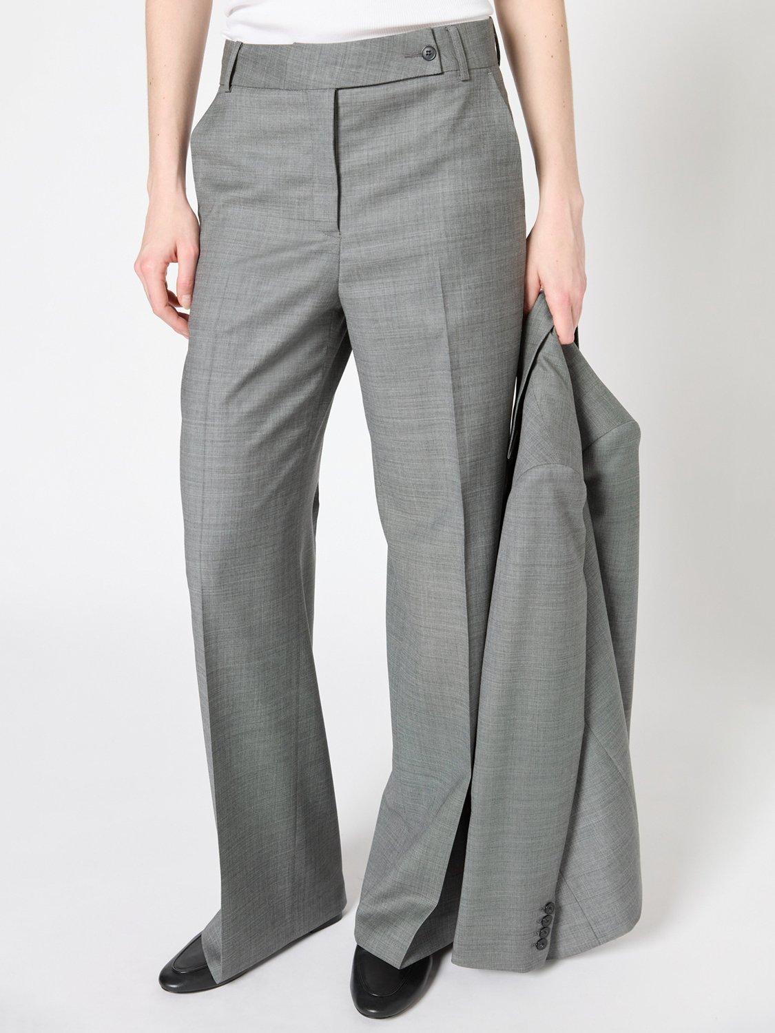 Product image 4 of 5, which shows Gerard Darel Lilou Wool Rich Trousers, Grey, 8