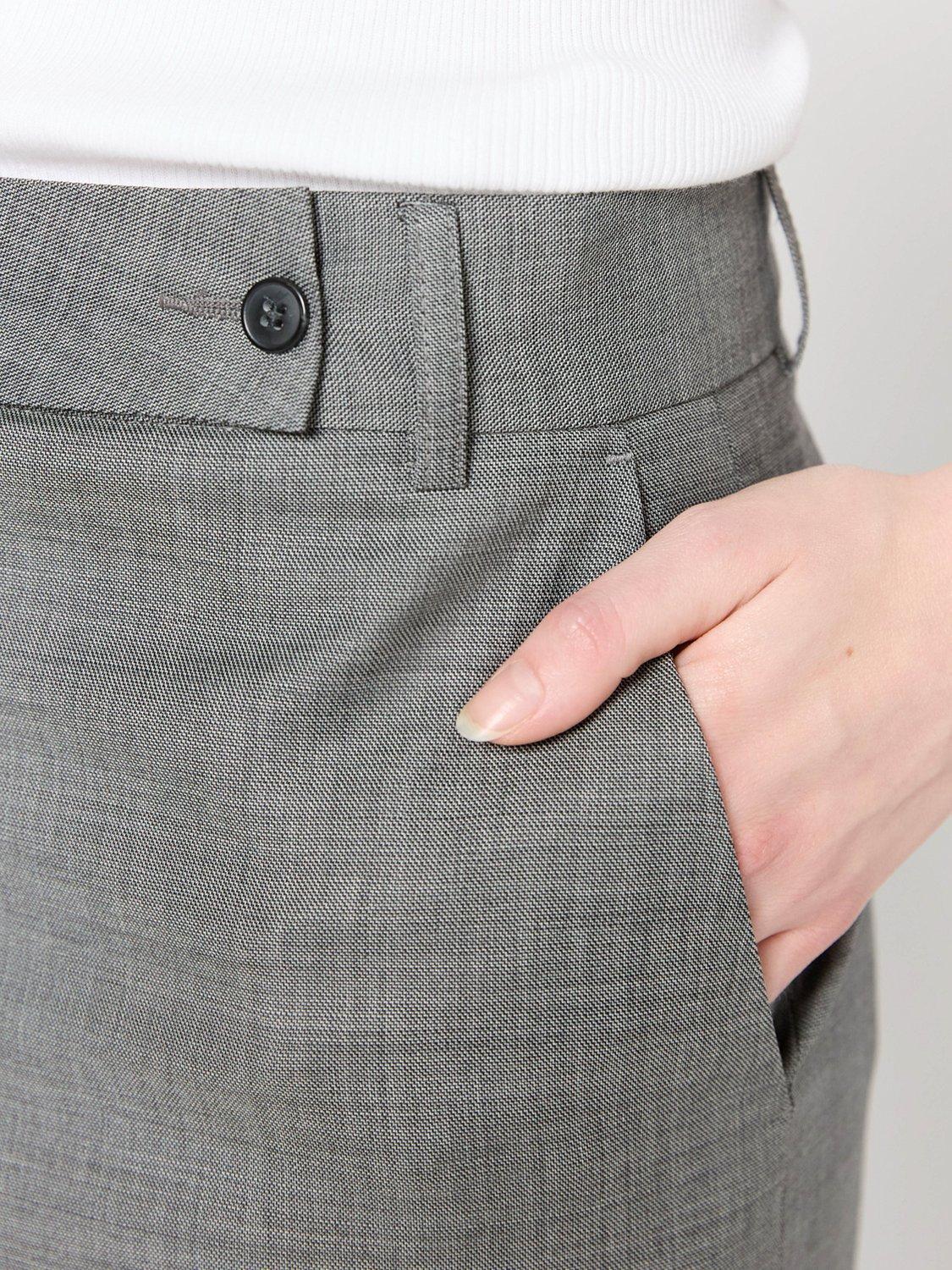Product image 5 of 5, which shows Gerard Darel Lilou Wool Rich Trousers, Grey, 8
