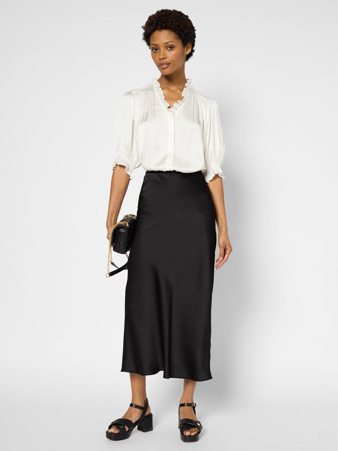 Product image 2 of 2, which shows Gerard Darel Ulalia Short Sleeve Blouse, Ecru, 10