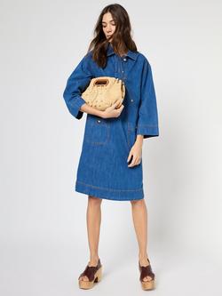 Gerard Darel Penelope Denim Dress, Blue, Blue