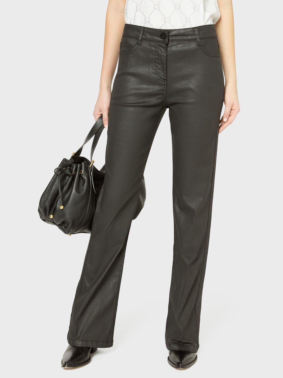 Product image 4 of 5, which shows Gerard Darel Livia Coated Jeans, Black, 8