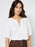 Gerard Darel Ursula V-Neck Top, Ecru