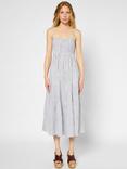 Gerard Darel Poline Stripe Midi Dress, Blue, Blue