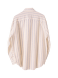 S.S.DALEY Cuthbert Cotton Regular Fit Stripe Shirt, Blue Stripe