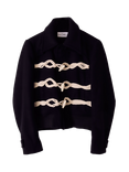 S.S.DALEY Alywn Wool Duffle Blouson Jacket, Black