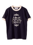 S.S.DALEY Cotton Regular Fit Short Sleeve Tap Graphic T-Shirt, Navy