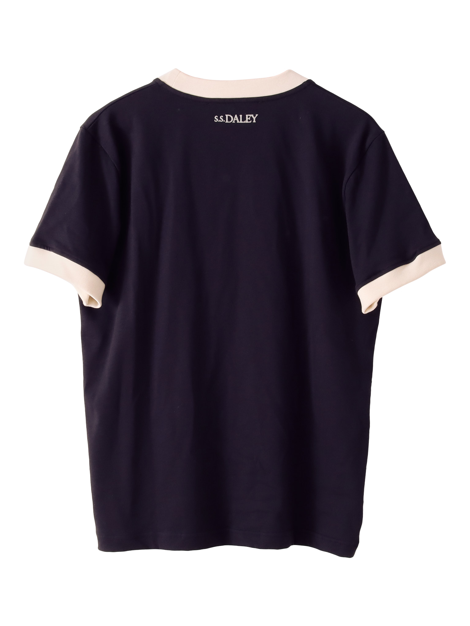 Product image 2 of 3, which shows S.S.DALEY Cotton Regular Fit Short Sleeve Tap Graphic T-Shirt, Navy, S