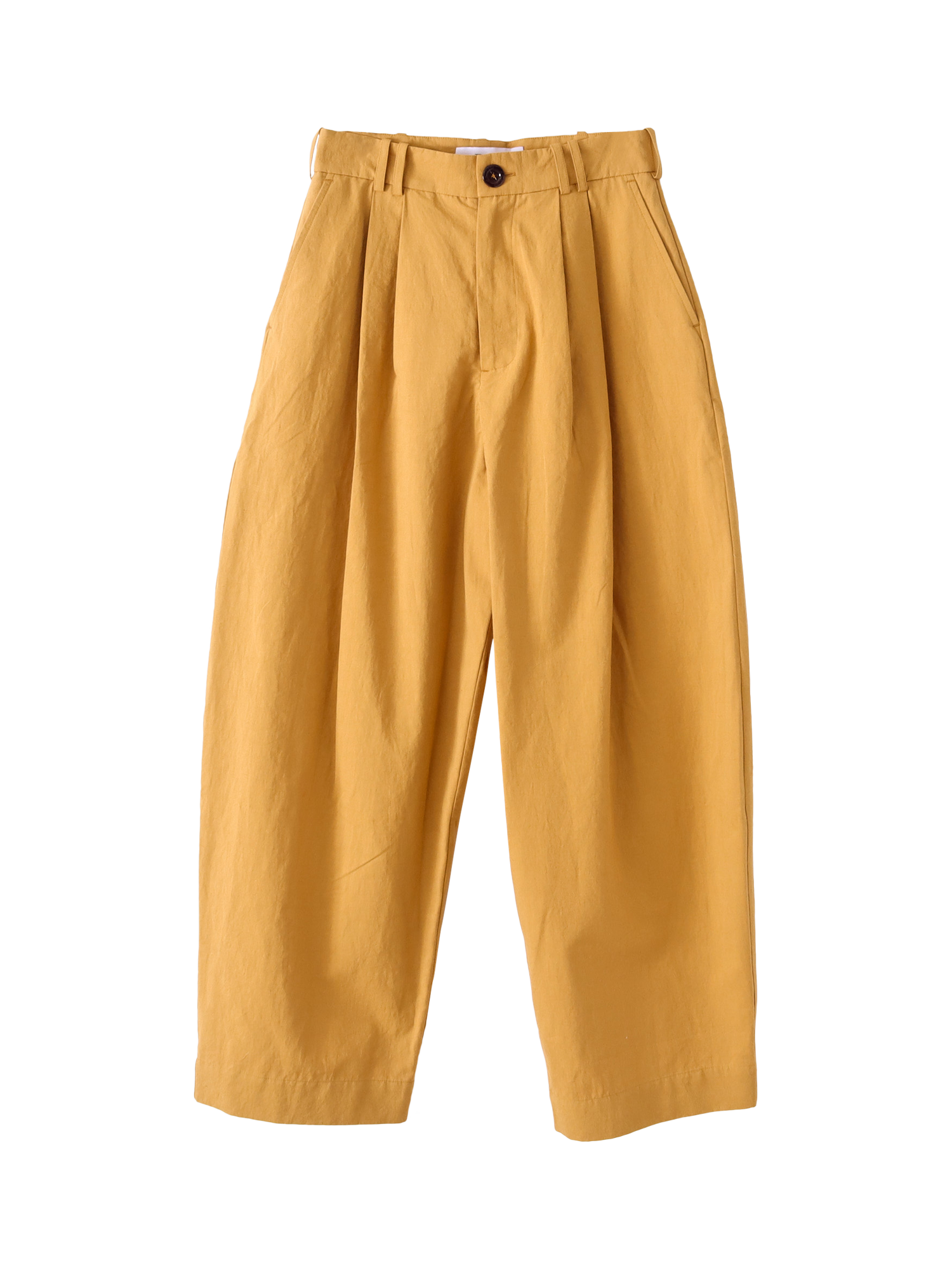 Product image 1 of 2, which shows S.S.DALEY Clarence Cotton Blend Trousers, Yellow, 32R